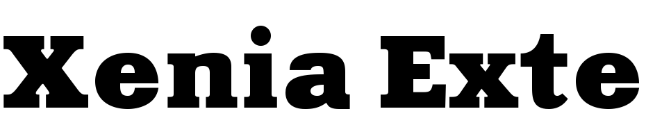 Xenia Extended C Font Download Free